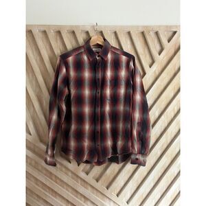 Taylor Stitch Ombre Plaid Button Up